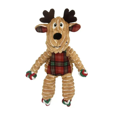 Kong Holiday Floppy Knots Reindeer Dog Toy Small/Medium Dog Toys