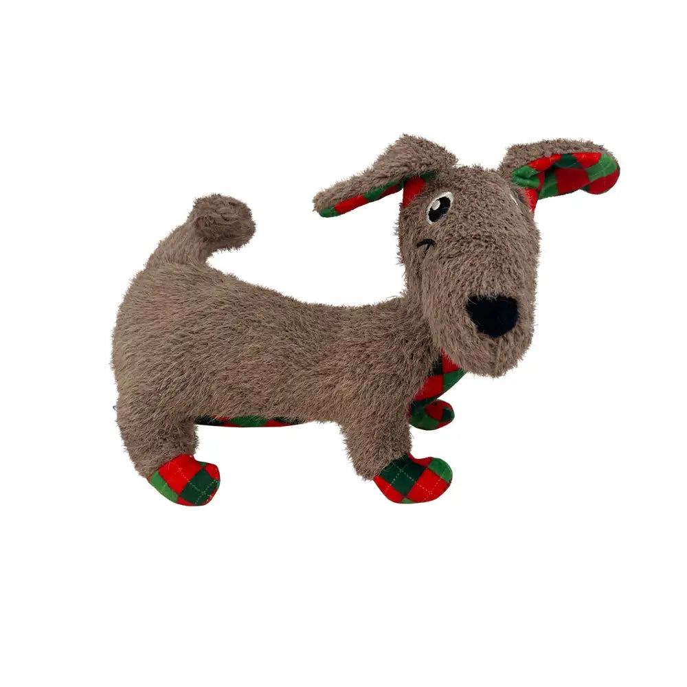 Kong Holiday Pupsqueaks Tucker Dog Toy Medium Dog Toy Barnstaple Equestrian Supplies