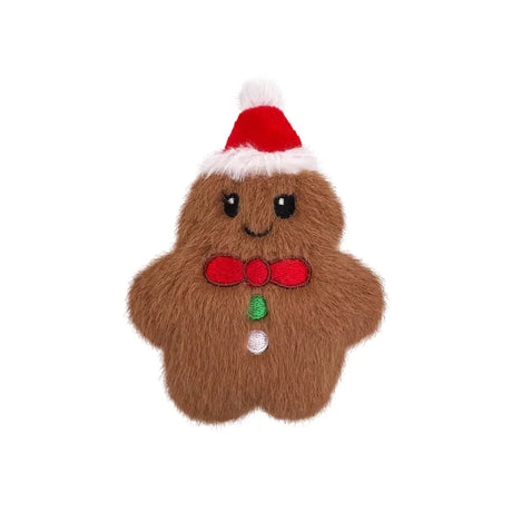 Kong Holiday Snuzzles Mini Gingerbread - Xsmall