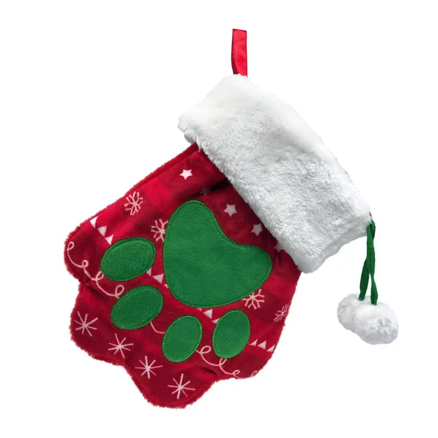 Kong Holiday Stocking Paw Large Dog Toy Barnstaple Equestrian Supplies