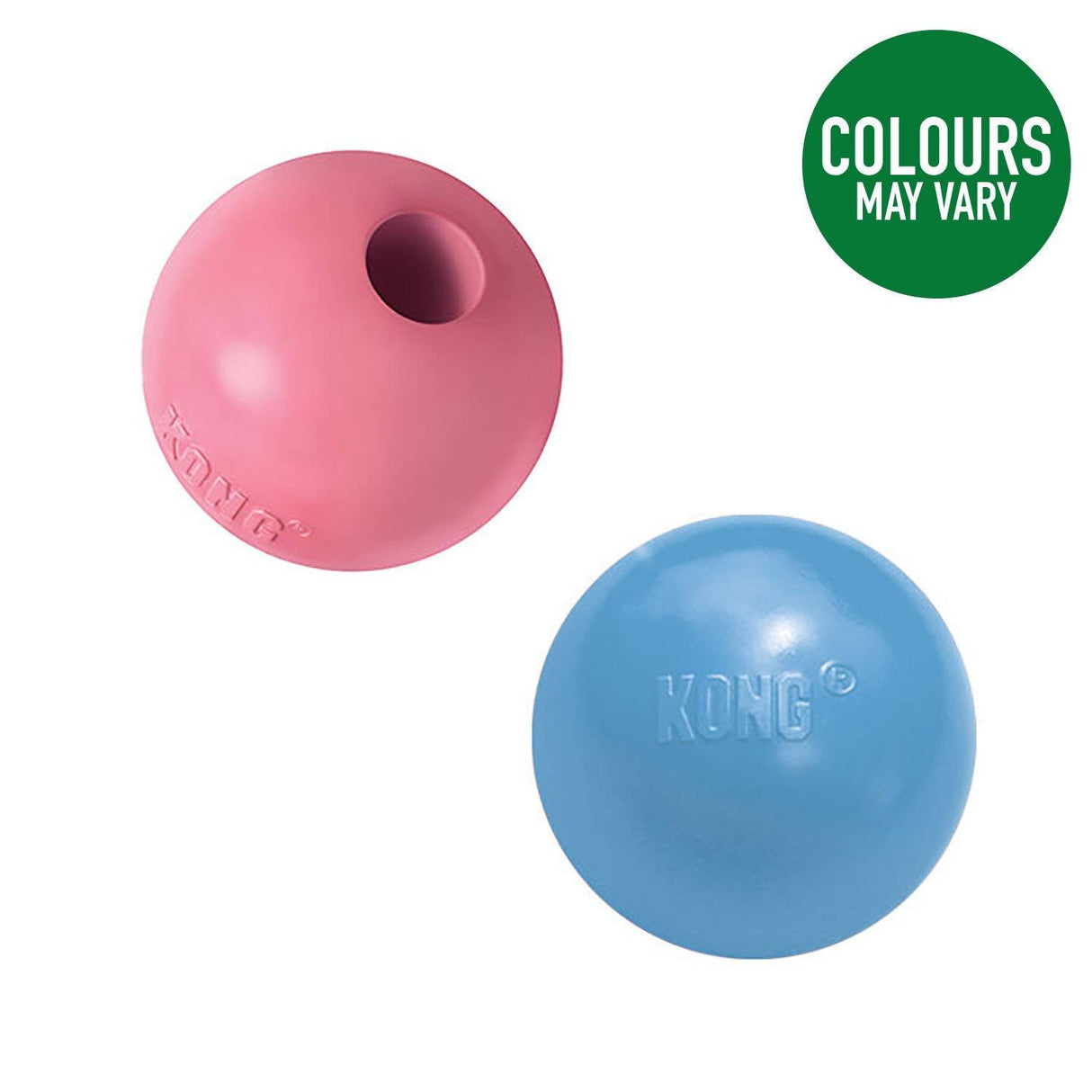 Kong Puppy Ball Dog Toy Dog Toys Medium/Large Pink/Blue Barnstaple Equestrian Supplies