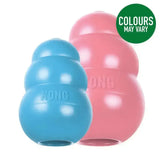Blue and pink kong puppy classic toys made of glossy exclusive teething rubber trainers recommend stuffing