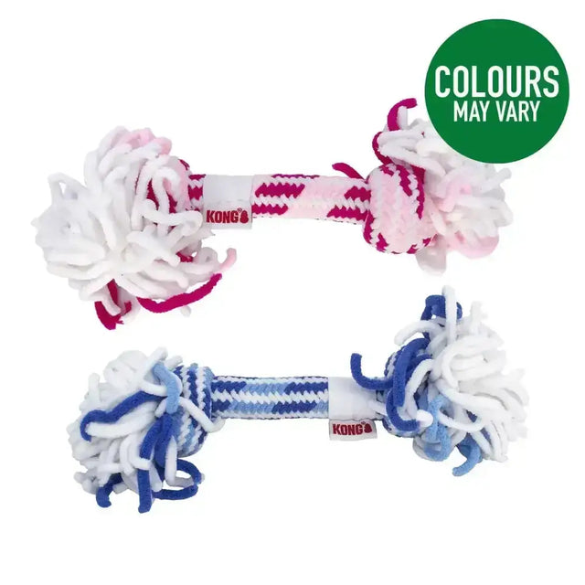 Kong Puppy Rope Stick Medium Pink/Blue Dog Toys