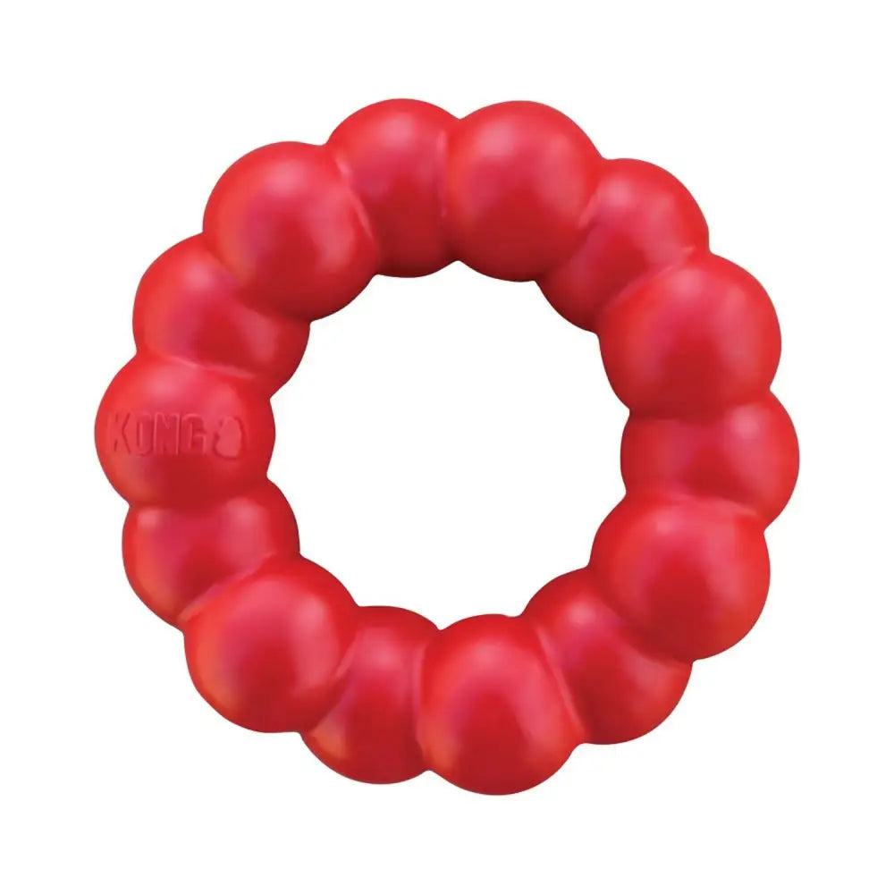 Kong Ring Dog Toy Small/Medium Red Dog Toy Barnstaple Equestrian Supplies