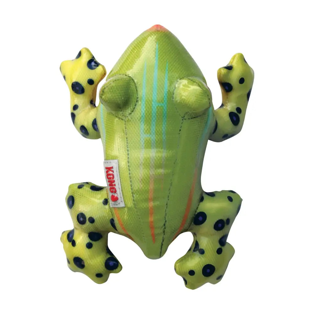 Kong Shieldz Tropics Frog Dog Toy Medium Dog Toy Barnstaple Equestrian Supplies