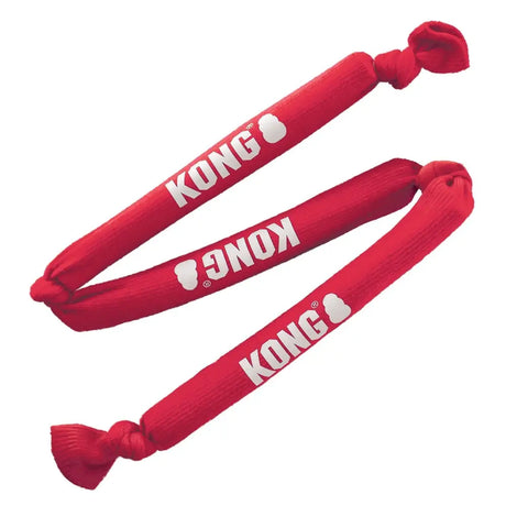 Kong Signature Crunch Rope Triple Large Red Dog Toy Barnstaple Equestrian Supplies