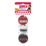 Kong signature sport balls in red white and black offer dynamic bounce deliver for long lasting fetching fun