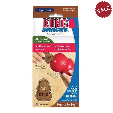 Kong Snacks Liver L Dog Treats