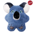 Blue plush kong snuzzles koala medium with white inner ears black nose and blue eyes soft cuddly toy