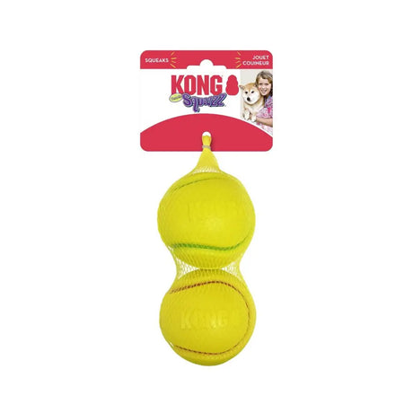 Kong Squeezz Tennis Medium Dog Toy Barnstaple Equestrian Supplies