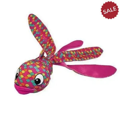 Kong Wubba Finz Pink Small Dog Toys