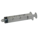 Clear kruuse disposable syringe with black clear graduations and silver plunger for quality disposable syringes use