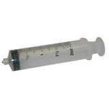 Clear kruuse disposable syringe with black clear graduations and white plunger quality disposable syringes