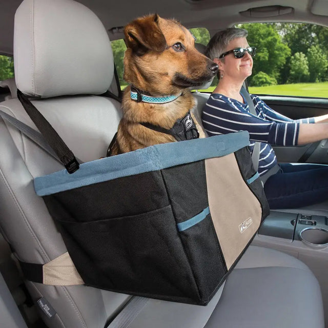 Kurgo Rover Booster Seat Black/Hampton Sand Barnstaple Equestrian Supplies