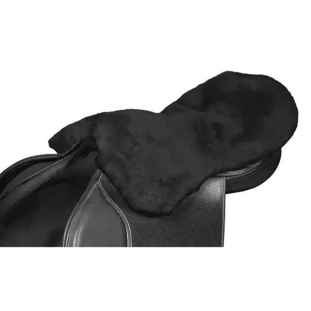Lambswool Seat Saver Black Black Seat Savers