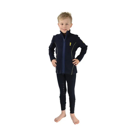 Lancelot Jacket by Little Knight Navy/Yellow 3-4 Years Coats & Jackets Barnstaple Equestrian Supplies