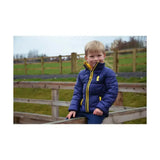 Lancelot Padded Jacket by Little Knight Navy/Yellow 3-4 Years Outdoor Coats