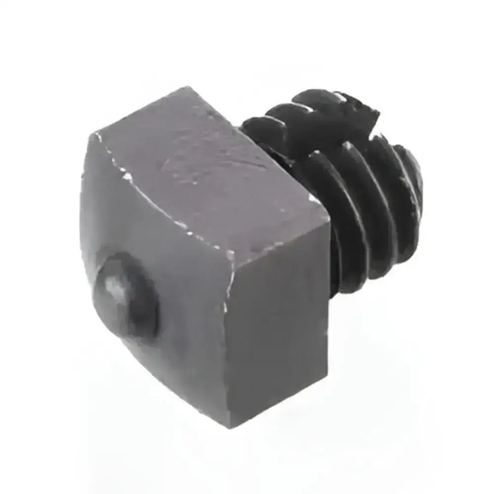 Black hexagonal head screw with threaded shaft for large road studs ss012 original road stud by supastud