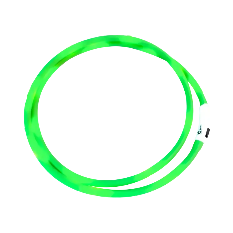 LED Neck Strap For Horses Green Hi-Vis