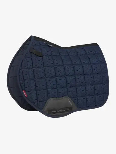 LeMieux 3D Mesh Self-Cool Eurojump Square Navy Navy Small/Medium Saddle Pads