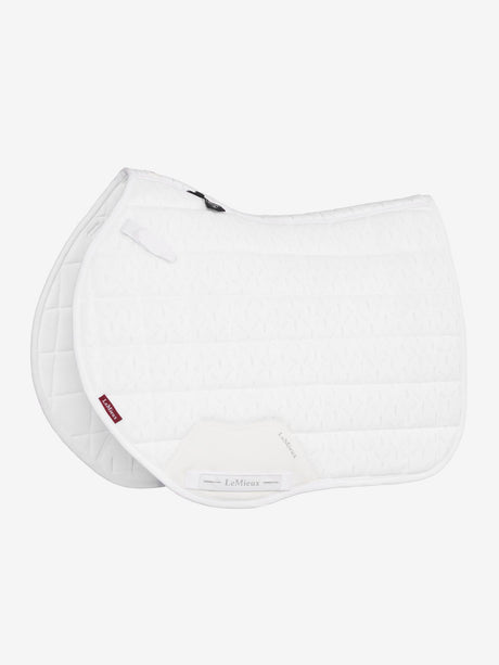 LeMieux 3D Mesh Self-Cool Eurojump Square White White Small/Medium Saddle Pads