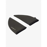 Black lemieux acoustic fly hood inserts with paddle-shaped protective covers for enhanced fly protection