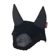 LeMieux Acoustic Pro Fly Hood Black Black Medium Horse Ear Bonnets Barnstaple Equestrian Supplies