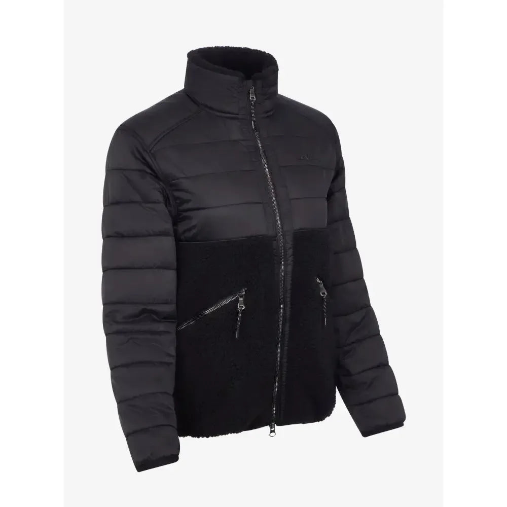 Lemieux Alissa Hybrid Fleece Black UK 6 Black Jumpers