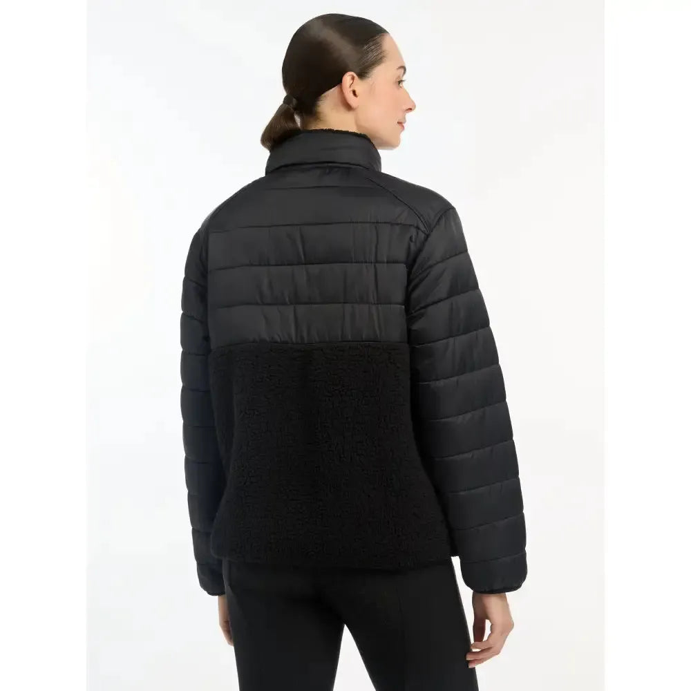 Lemieux Alissa Hybrid Fleece Black UK 6 Black Jumpers