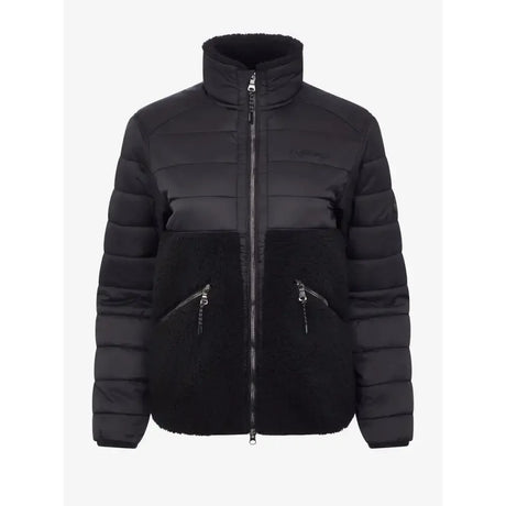 Lemieux Alissa Hybrid Fleece Black UK 6 Black Jumpers