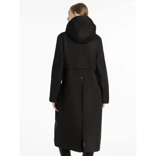 Lemieux All Elements Robe Black Black UK 6 Outdoor Coats
