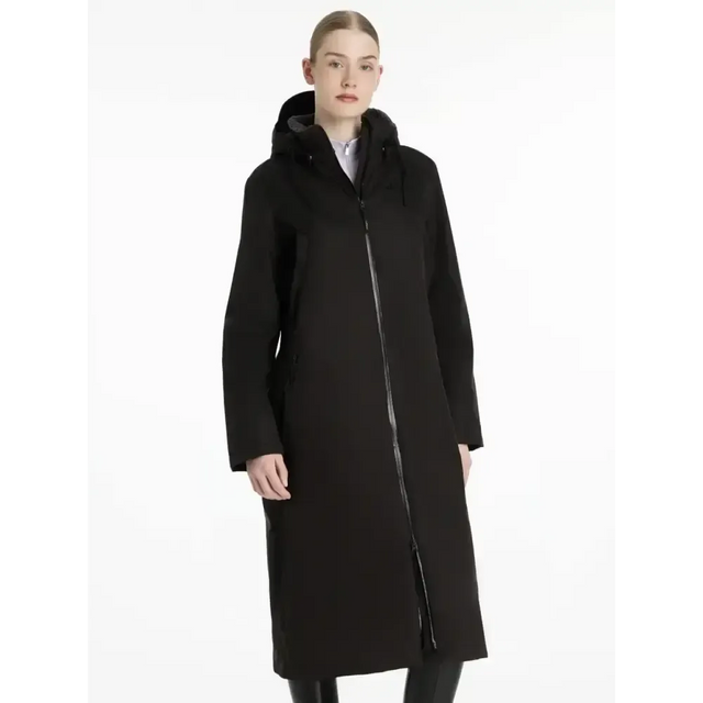 Lemieux All Elements Robe Black Black UK 6 Outdoor Coats