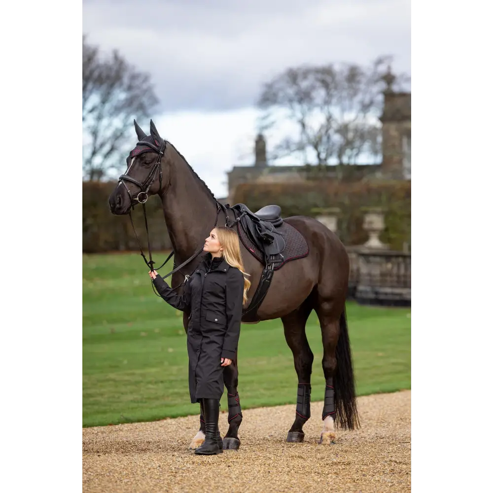 Lemieux Amelie Waterproof Lightweight Riding Coat Black - Outdoor Coats & Jackets