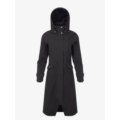 Lemieux Amelie Waterproof Lightweight Riding Coat Black UK 6 Black Outdoor Coats