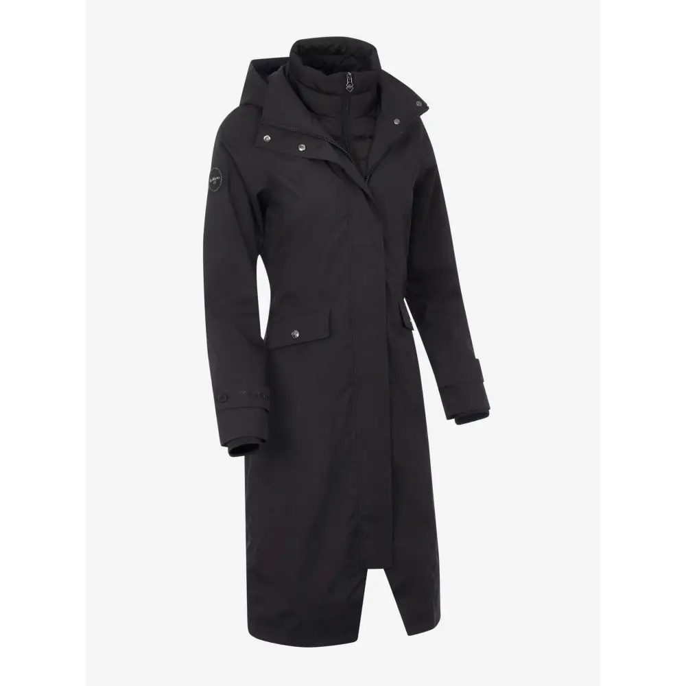 Lemieux Amelie Waterproof Lightweight Riding Coat Black - Outdoor Coats & Jackets