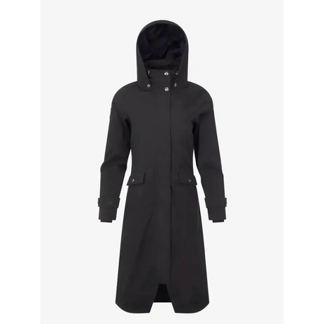 Lemieux Amelie Waterproof Lightweight Riding Coat Black UK 6 Black Outdoor Coats & Jackets