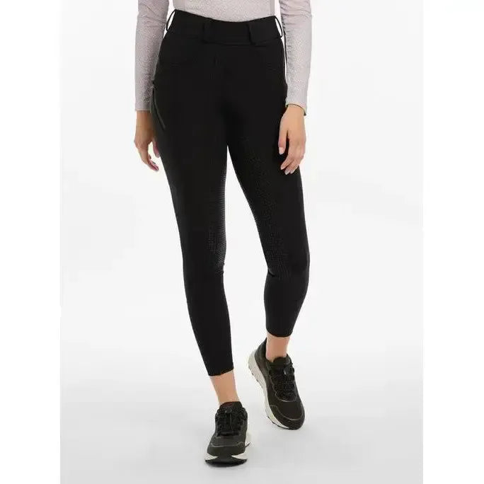 Lemieux Amy Brushed Breggings Black UK 6 Black Riding Tights