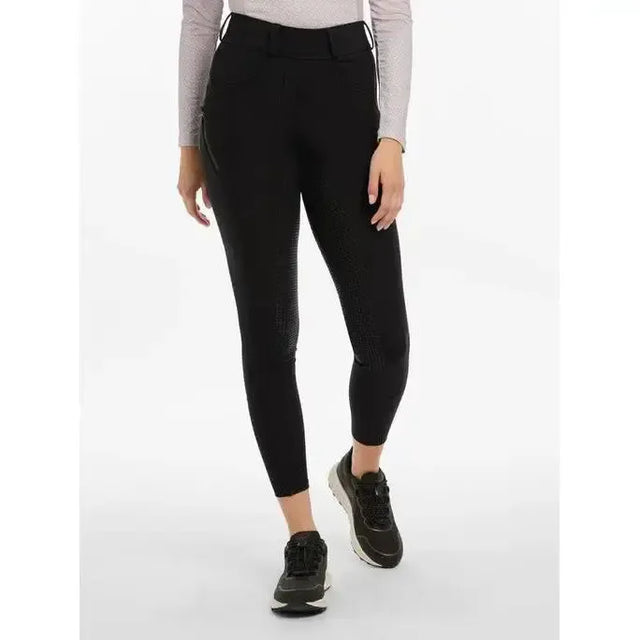 Lemieux Amy Brushed Breggings Black UK 6 Black Riding Tights
