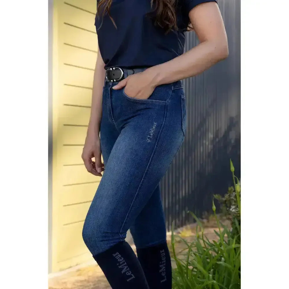 Lemieux Anneka Denim Breech Dark Wash 6 Breeches