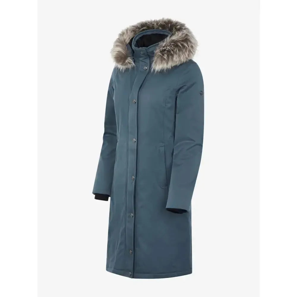 Lemieux Anya Waterproof Riding Coat Petrol UK 6 Petrol Outdoor Coats & Jackets