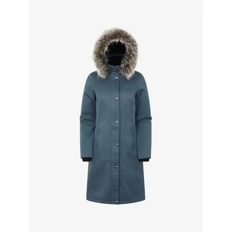 Lemieux Anya Waterproof Riding Coat Petrol UK 6 Petrol Outdoor Coats & Jackets