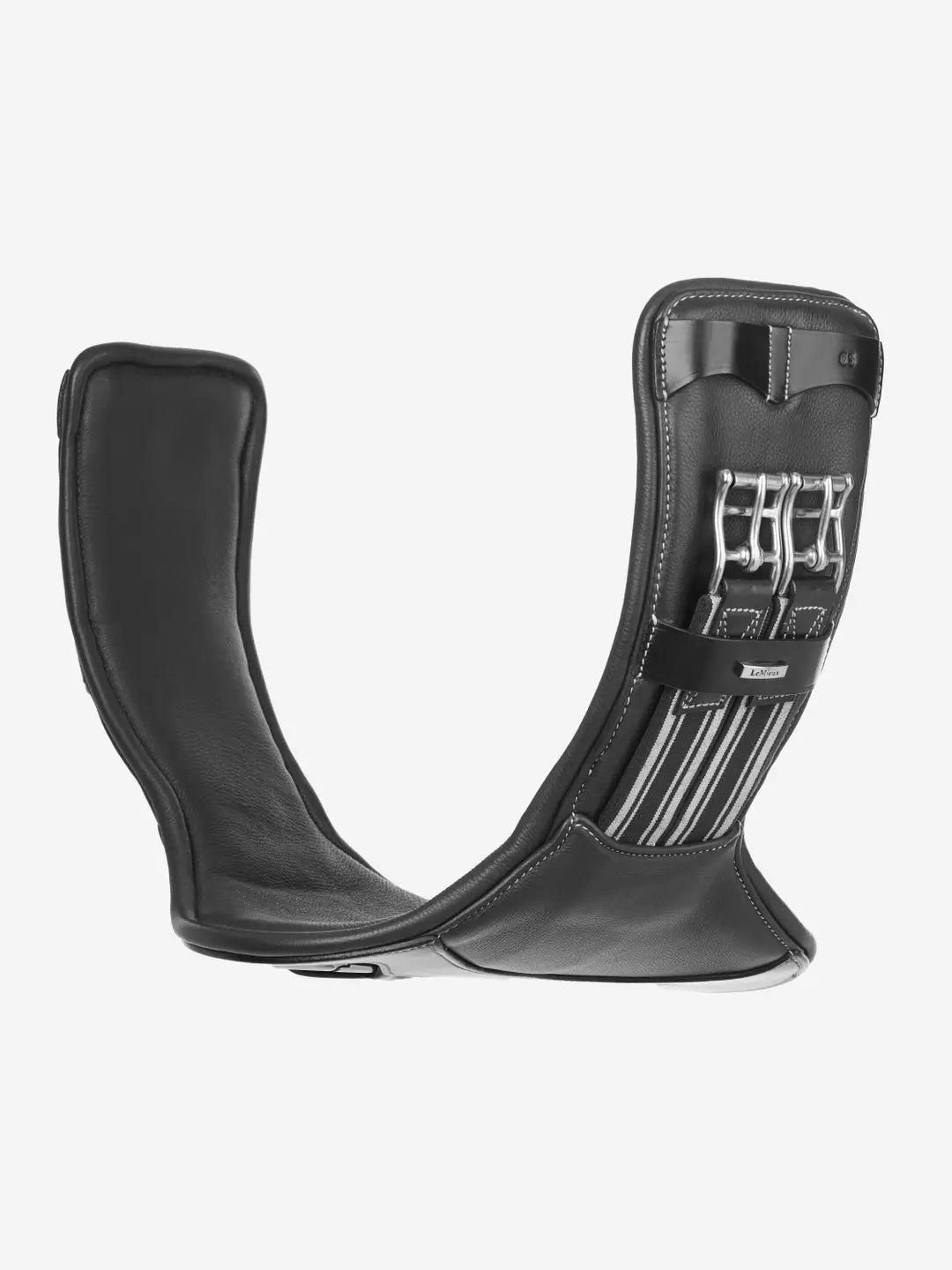 LeMieux Arika Contoured Short Stud Girth Black 45cm Black Stud Girths