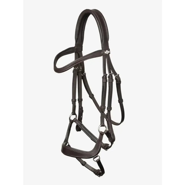 LeMieux Arika Drop Bridle Brown/Silver Pony Brown/Silver Drop Noseband Bridles