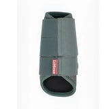 Gray lemieux arika mesh brushing boots petrol with textured fabric and mesh ventilation panels for horse hooves