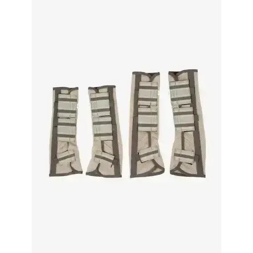 LeMieux Arika Mesh Fly Boots Stone Grey Pony Turnout Boots