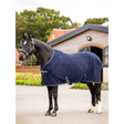 Lemieux Arika Monogram Fleece Rug Navy - Fleece Rugs