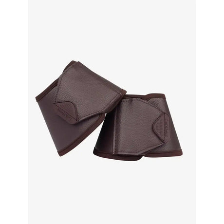 Brown leather lemieux arika reach boots damson with sleek padded design and subtle stitching details