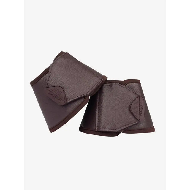 Brown leather lemieux arika reach boots damson with sleek padded design and subtle stitching details
