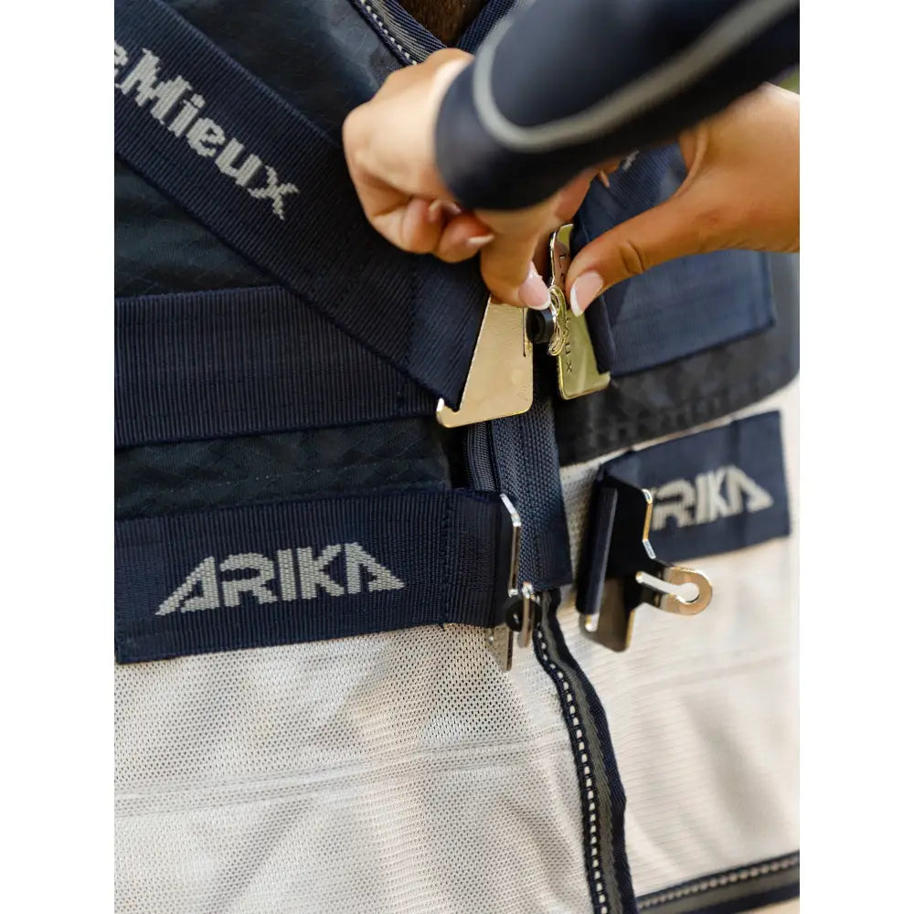 Lemieux Arika Shower-Tek Fly Rug Grey 5'6 Waterproof Fly Rugs Barnstaple Equestrian Supplies