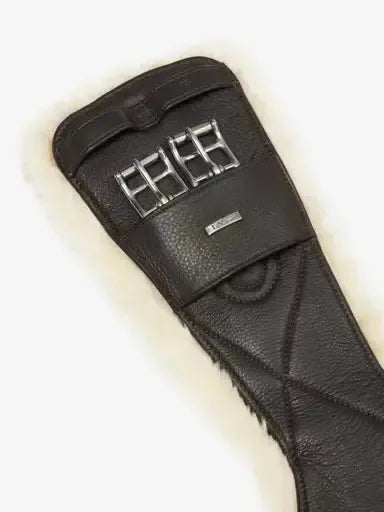 LeMieux Arika Simuwool Contoured Dressage Girth Brown 45cm Brown Dressage Girth